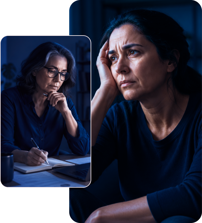 Familiar cuidando de paciente com Alzheimer